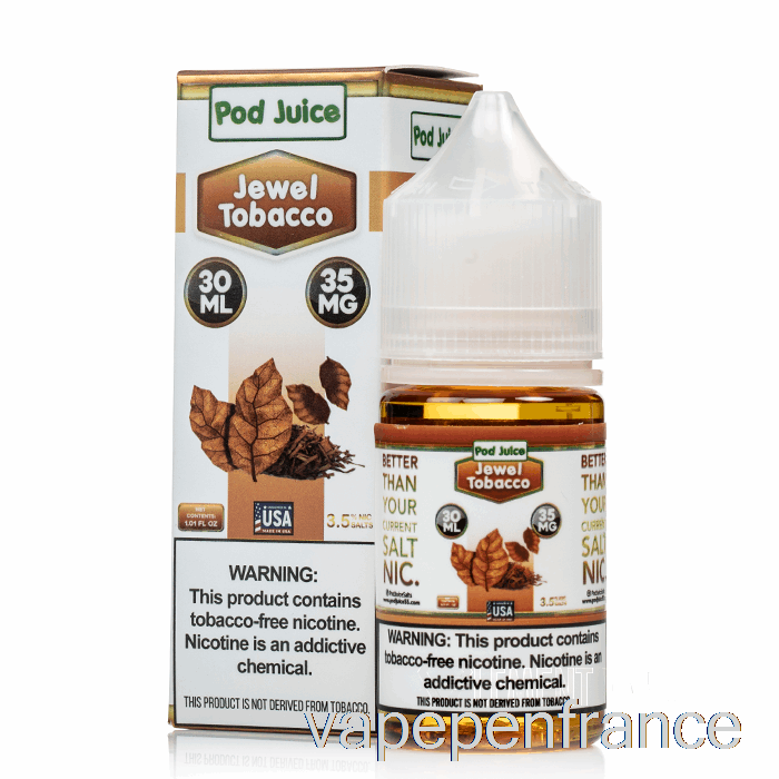 Tabac Bijou - Jus De Dosettes - Stylo Vape 30ml 20mg